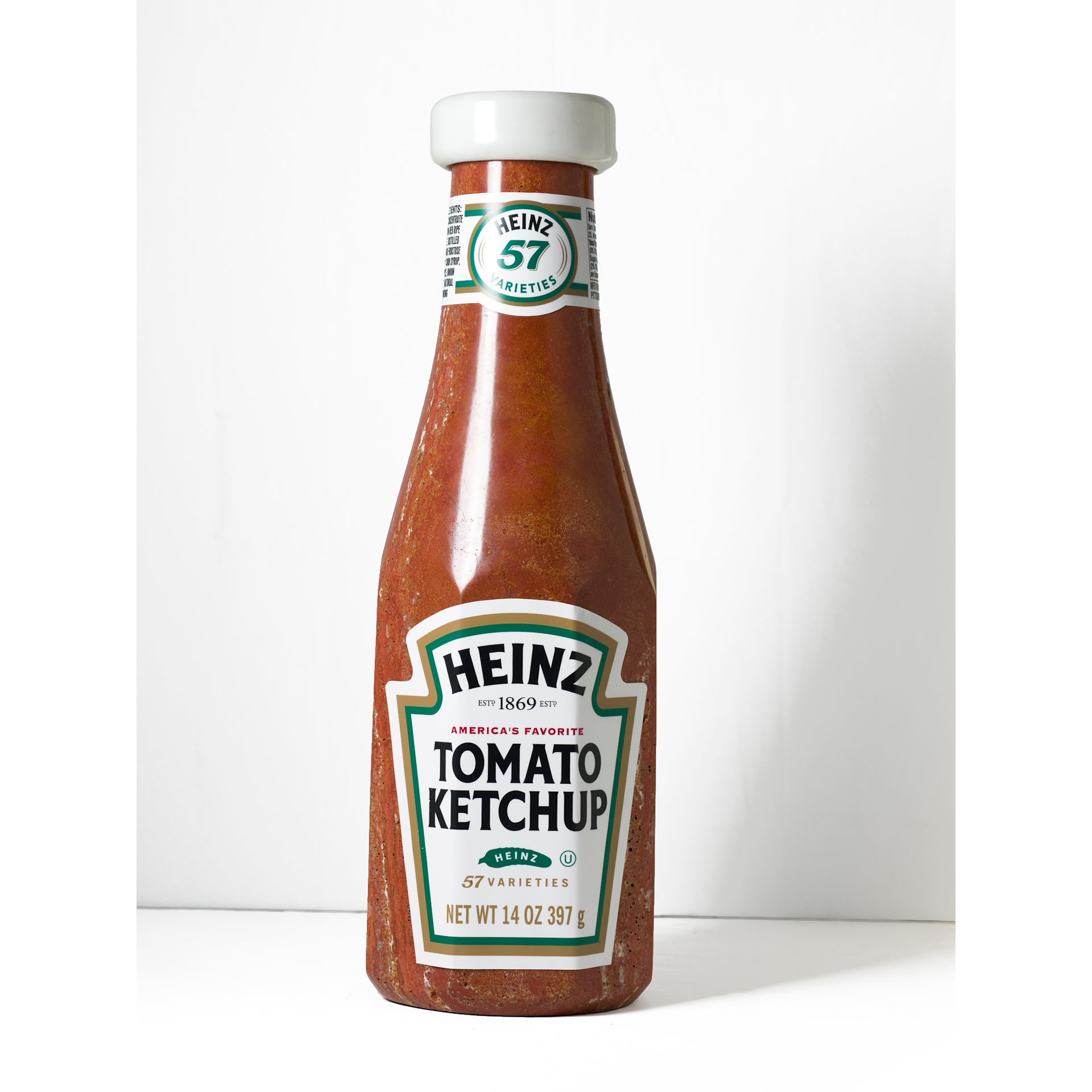 Heinz Ketchup carved out of marble