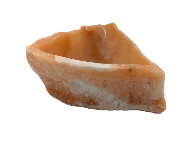 APRICOT COLORED / ALABASTER PIECE