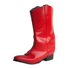 CHERRY RED RIDING BOOT / RESIN REPRODUCTION